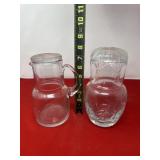 Bedside glass Carafe & Cups-including Block