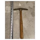 Vintage  G.W. Mount Brass Head Tack Hammer With