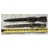 WW11 German dress bayonet 9 3/4 blade ( handle is