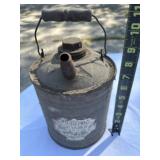 Galvanized Fuel Can