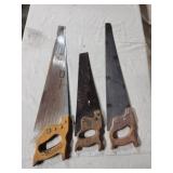 3 hand saws