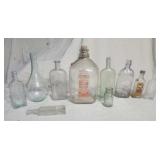 Old Litchfield milk jug medicine bottles