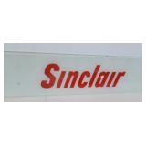 22.5"X 3.5" glass Sinclair sign.