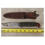 Western 5 In Blade Knife & Sheath