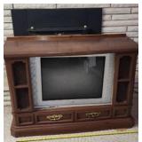 Sanyo 26" TV Put In an Old Console Tv