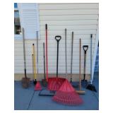 Yard Tools, Shovals, Racks, and More