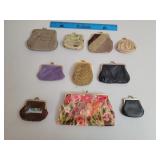 Clasp Coin Purse Collection, Gold Purse Cloth