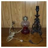 Oil Lamp & Electric Lamps