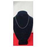 18" .925 Italy Sterling Necklace 2.63g