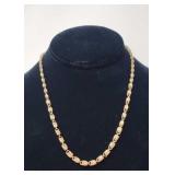 17" 10k Yellow Gold Necklace 8.33g