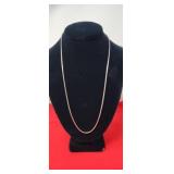 24" .925 Italy Sterling Necklace 9.70g