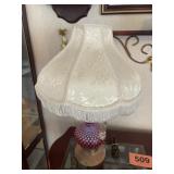 Fenton Cranberry Lamp 24 inches Tall