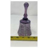 Fenton Violet Mary Gregory Bell Hand Painted by