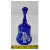 Fenton, Bell, Cobalt Blue, Mary Gregory, Hand