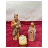 Fenton  Hp , 1st Edition Nativity Family Scene,