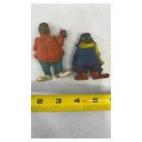 Vintage Fat Albert & Russel Hard PlasticToy