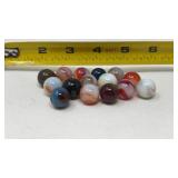 Vintage Marbles 15 pc set