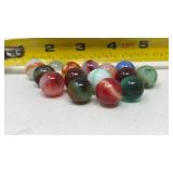 Vintage Marbles 15 pc set