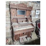 Old pump organ rough shape