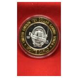 Monte Carlo $10. Silver Gaming Token .999 Fine