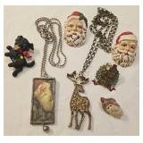 Santa Pins,Necklaces