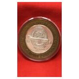 Monte Carlo $10. Silver Gaming Token .999 Fine