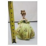 Large Josef Originals Figurine with Green