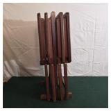 Wooden T.V. tray stands