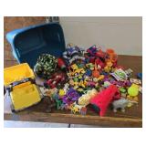 Tote of kids toys