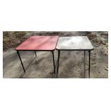 Folding card tables 4 X 4