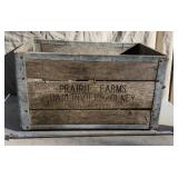 Prairie  Farms Wooden and Metal Crate