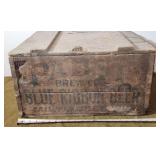 Pabst Blue Ribbon Wooden Crate