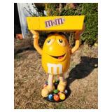 45" tall plastic M&M store display stand