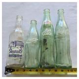 Vintage Coca-Cola bottles Stewart