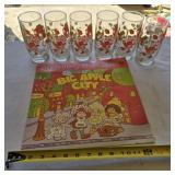 Strawberry Shortcake glasses and Record