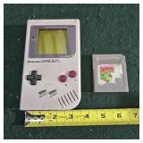 Nintendo game boy and game