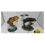 Backwaters Bass, Bronzeback Bass Statues, by