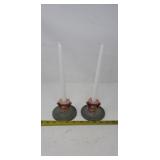 Roseville Candle Holders 1145- 2 1/4