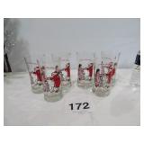 HOLLIE HOBBIE CHRISTMAS GLASSES