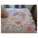 NEW HAND SEWN BABY QUILT