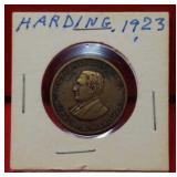 1923 Harding 29th Presidental Token