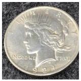 1924 Peace Silver Dollar