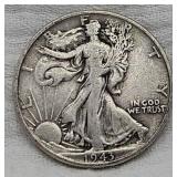 1943 Walking liberty half dollar