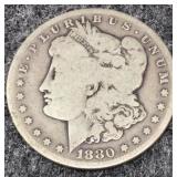 1880-S Morgan Silver Dollar