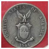 1944-D Philippine Silver Coin