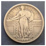 1917 Type 1 Standing Liberty Quarter