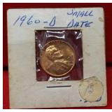 1960- D Small Date Lincoln Head Penny