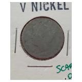 1883 V Nickel