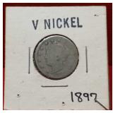 1897 V Nickel