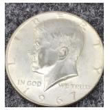 1967 Kennedy Half Dollar